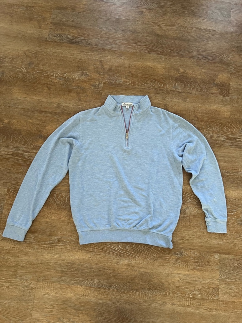 Peter Millar Crown Comfort Quarter Zip Pullover | Cottage Blue | Men’s Small